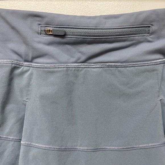 Lululemon Pace Rival Skirt Skort Chambray Sz 8 - Picture 6 of 9